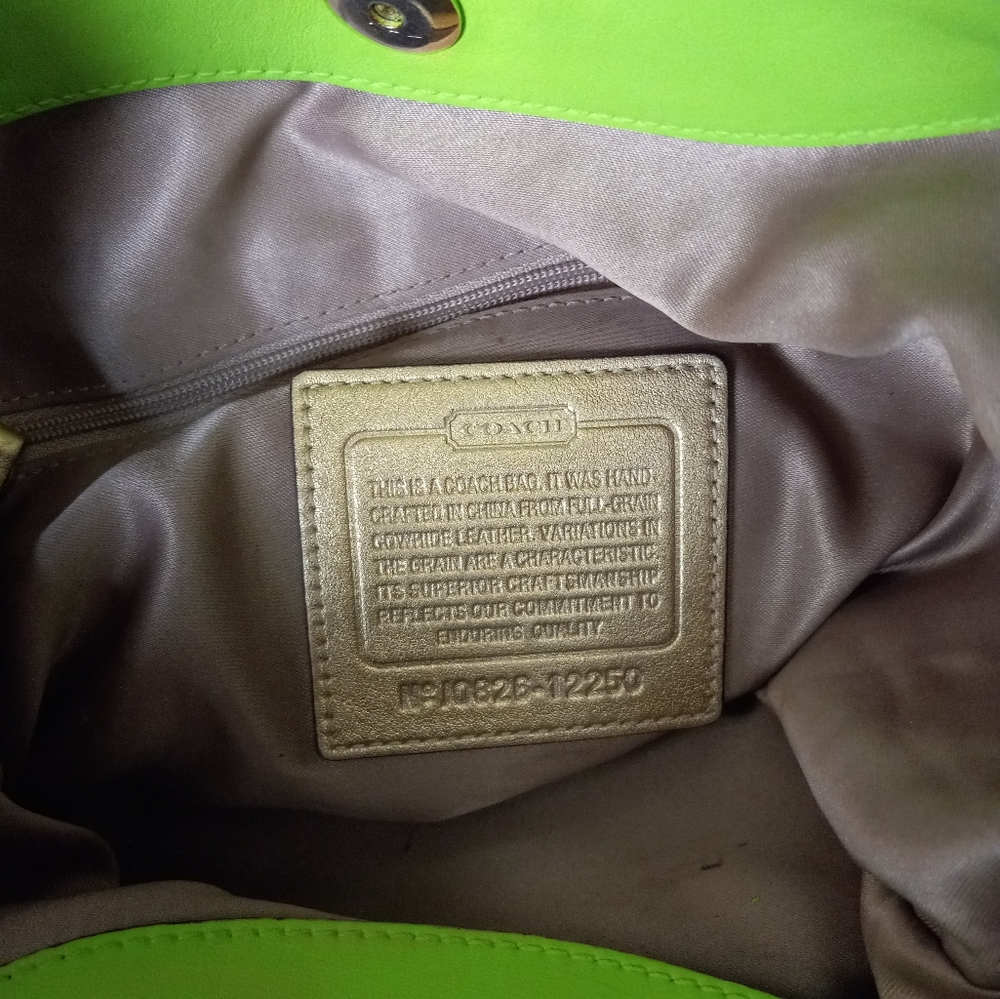 Coach Ergo Convertible, Leather 3-Way Tote - Picture 9 of 16